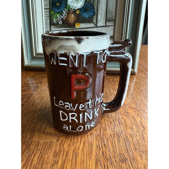 Vintage Whistle Mug Went to P leave my drink alone - Picture 1 of 7